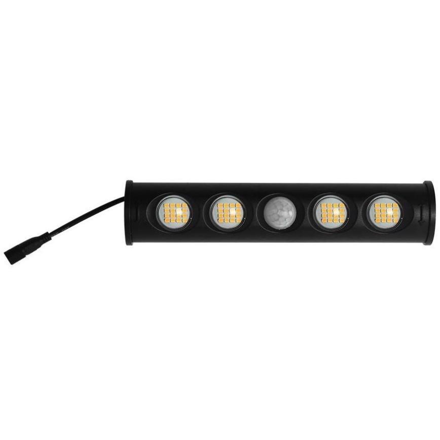 LED-Solarwandleuchte mit Sensor LED/8W/3,7V IP65 4000K 4000 mAh