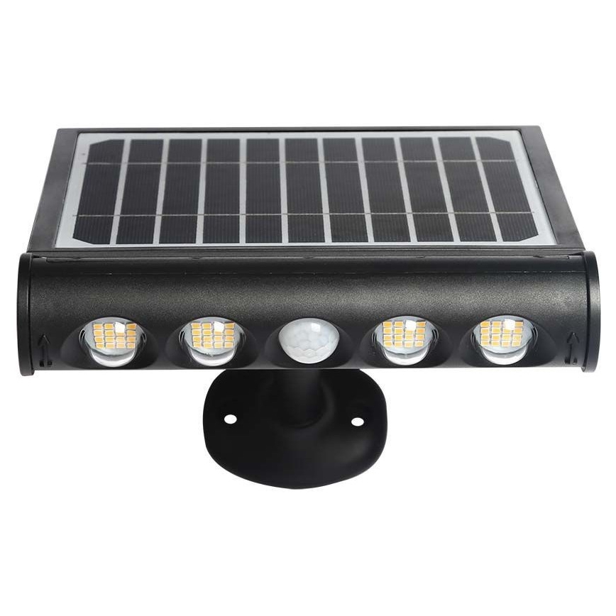 LED-Solarwandleuchte mit Sensor LED/8W/3,7V IP65 6000K 4000 mAh