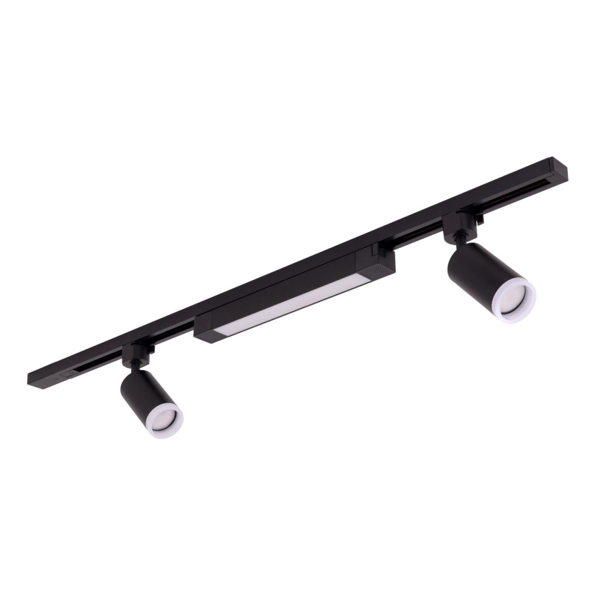 LED-Spot im Schienensystem TRACER 2xGU10/10W/230V + LED/20W 1 m schwarz