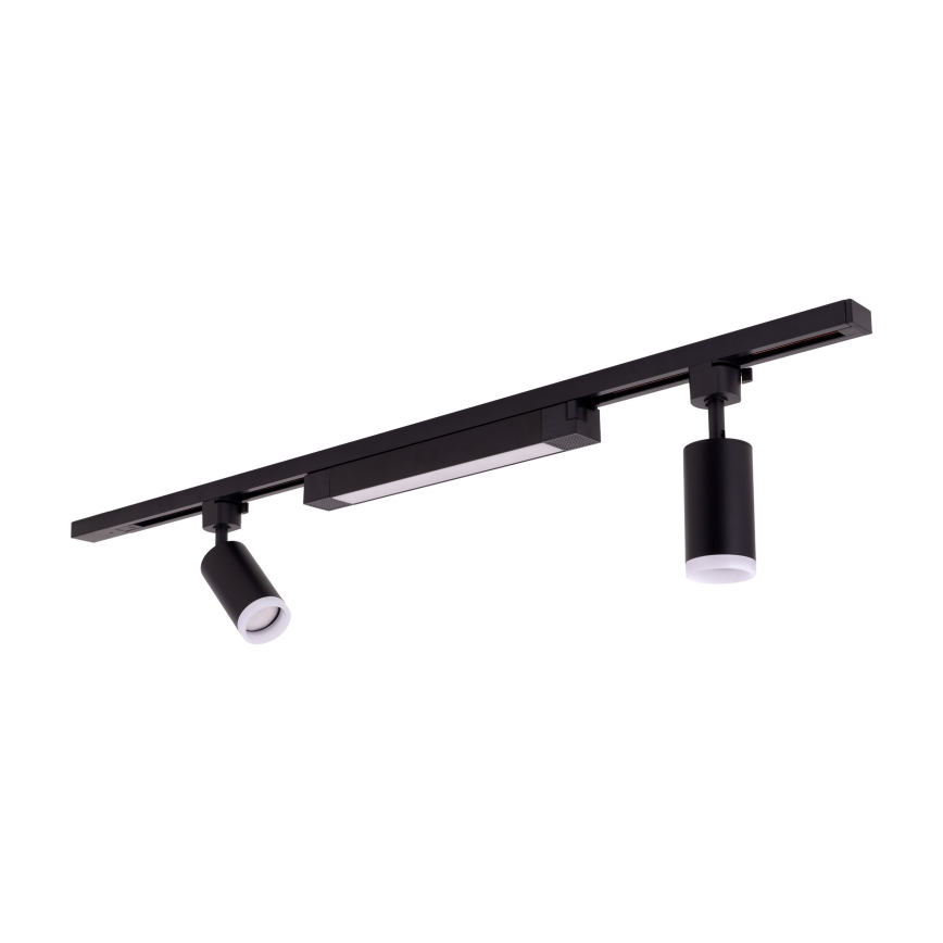 LED-Spot im Schienensystem TRACER 2xGU10/10W/230V + LED/20W 1 m schwarz