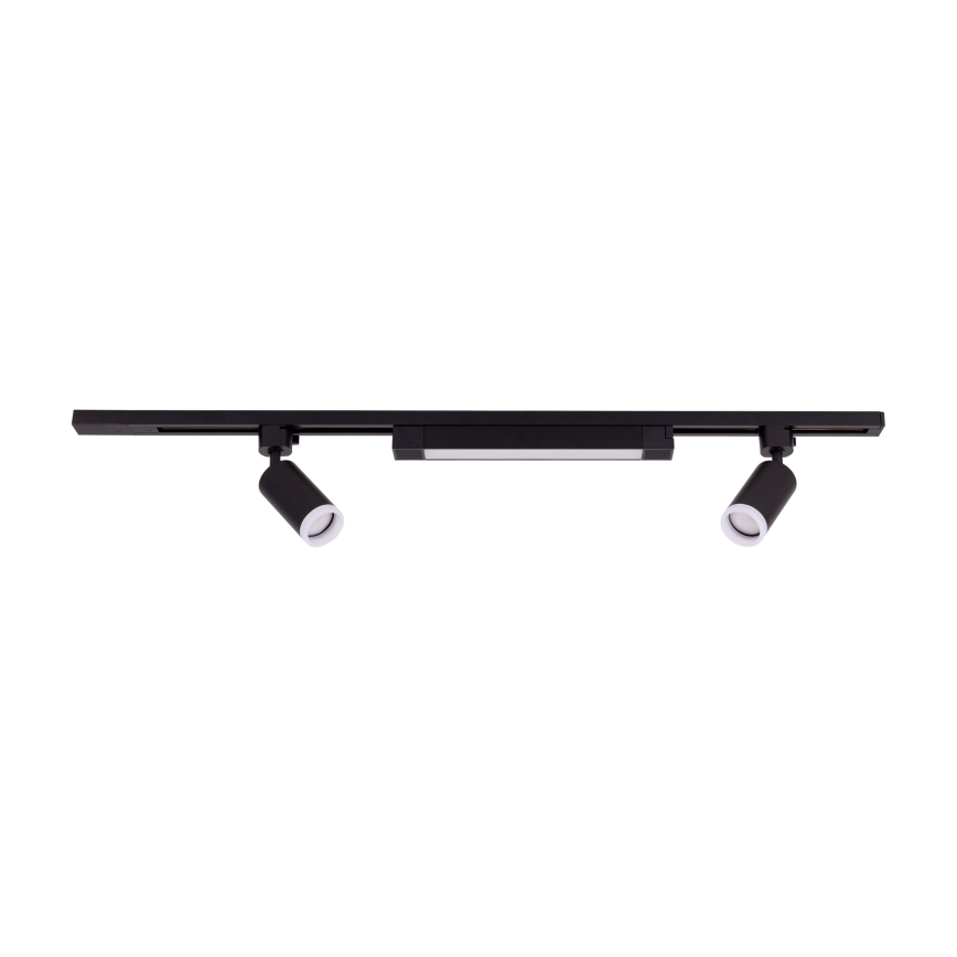 LED-Spot im Schienensystem TRACER 2xGU10/10W/230V + LED/20W 1 m schwarz