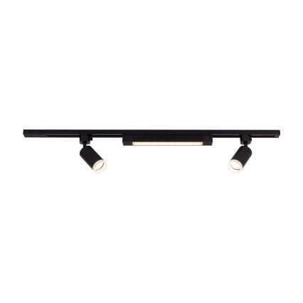LED-Spot im Schienensystem TRACER 2xGU10/10W/230V + LED/20W 1 m schwarz