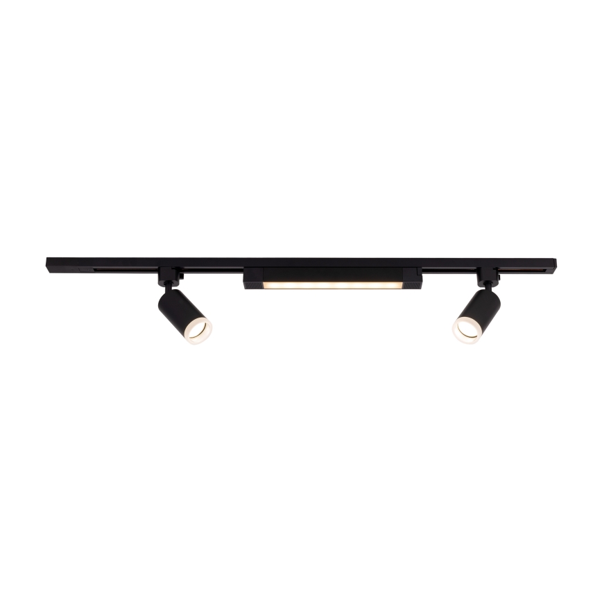 LED-Spot im Schienensystem TRACER 2xGU10/10W/230V + LED/20W 1 m schwarz
