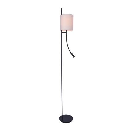 LED-Stehlampe TOKYO 1xE27/40W/230V + LED/3W schwarz/weiß