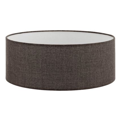 LED-Stehlampe TUNJA, 1x E27/20W/230V, Ø 38 cm, mattchrom/braun