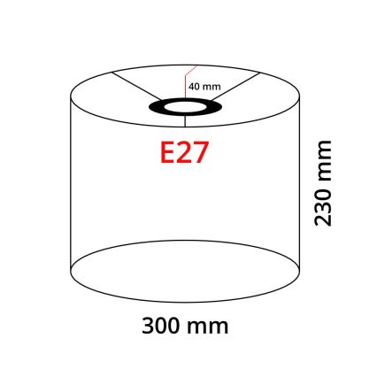 LED-Stehlampe TUNJA 1xE27/20W/230V Ø 30 cm gold/taupe