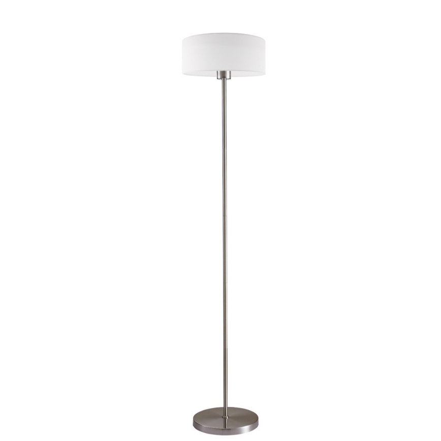 LED-Stehleuchte TUNJA 1xE27/20W/230V Ø 30 cm mattchrom/weiß