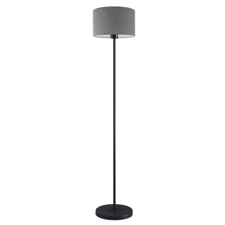 LED-Stehleuchte TUNJA 1xE27/20W/230V, Ø 30 cm, schwarz/grau
