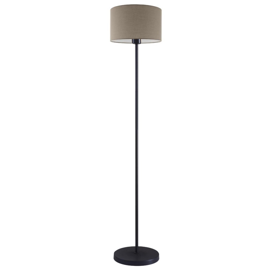 LED-Stehleuchte TUNJA 1xE27/20W/230V Ø 30 cm schwarz/taupe