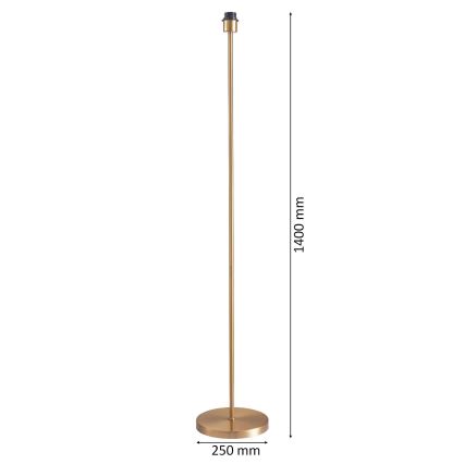 LED-Stehleuchte TUNJA 1xE27/20W/230V Ø 38 cm gold/braun