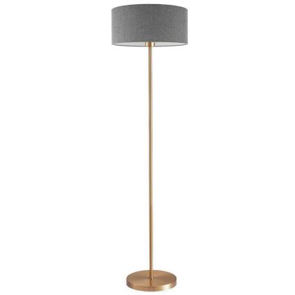 LED-Stehleuchte TUNJA 1xE27/20W/230V Ø 38 cm gold/grau