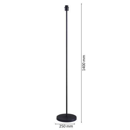 LED-Stehleuchte TUNJA 1xE27/20W/230V Ø 38 cm schwarz/braun