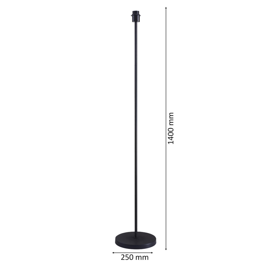 LED-Stehleuchte TUNJA 1xE27/20W/230V Ø 38 cm schwarz/braun