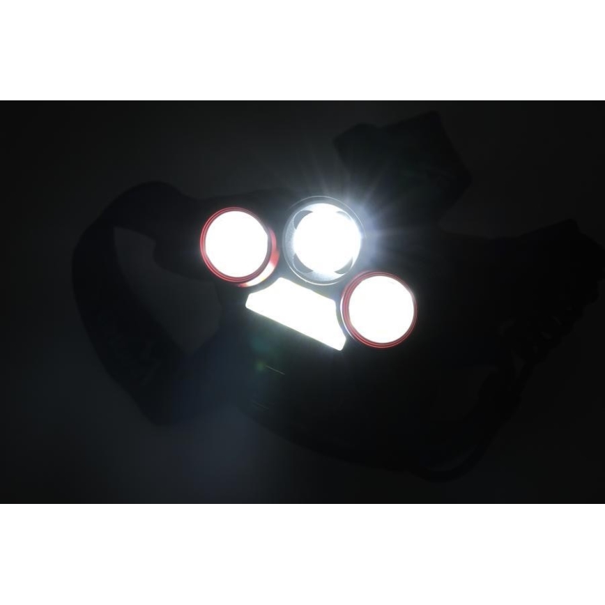 LED Wiederaufladbare Stirnlampe LED/USB 670 lm 3000 mAh