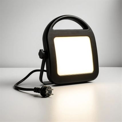 LED-Strahler LED/40W/230V 4000K IP44 schwarz