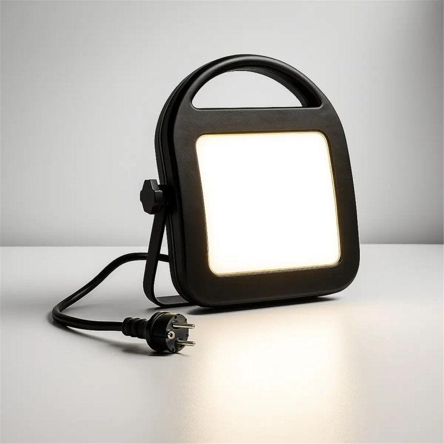 LED-Strahler LED/40W/230V 4000K IP44 schwarz