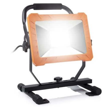 LED-Strahler LED/50W/230V 6500K IP65 orange/schwarz