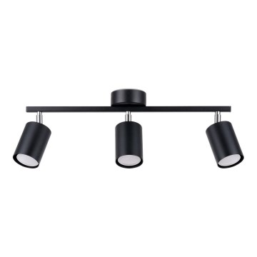 LED-Strahler LEMMI 3xGU10/40W/230V Schwarz