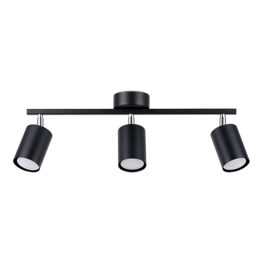 LED-Strahler LEMMI 3xGU10/40W/230V Schwarz