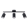 LED-Strahler LEMMI 3xGU10/40W/230V Schwarz