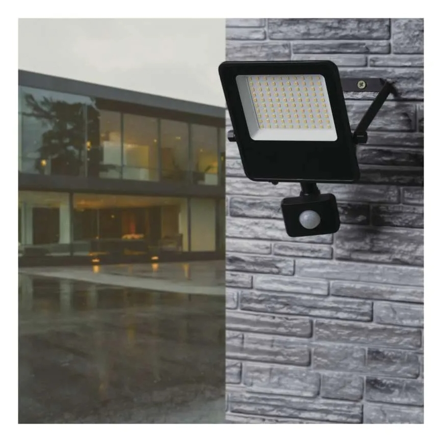 LED-Strahler mit Sensor VISIO LED/50W/230V 4000K IP65