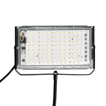LED-Strahler mit Stativ für die Pflanzenzucht FIRON LED/45W/230V IP54 schwarz