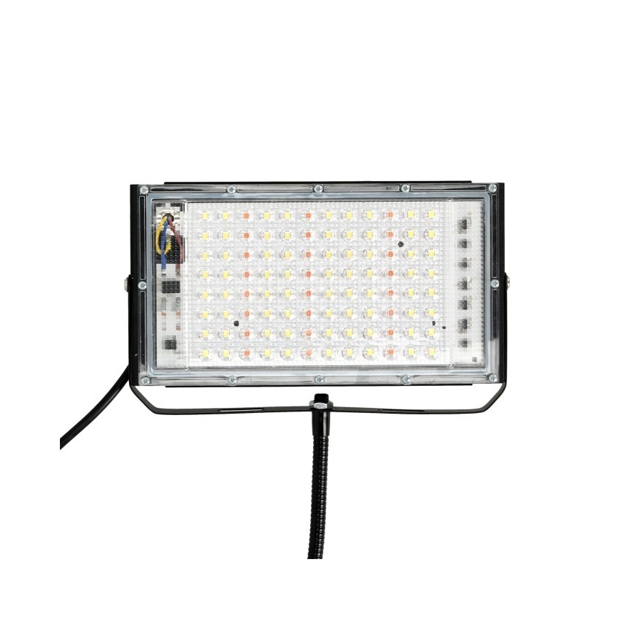 LED-Strahler mit Stativ für die Pflanzenzucht FIRON LED/45W/230V IP54 schwarz