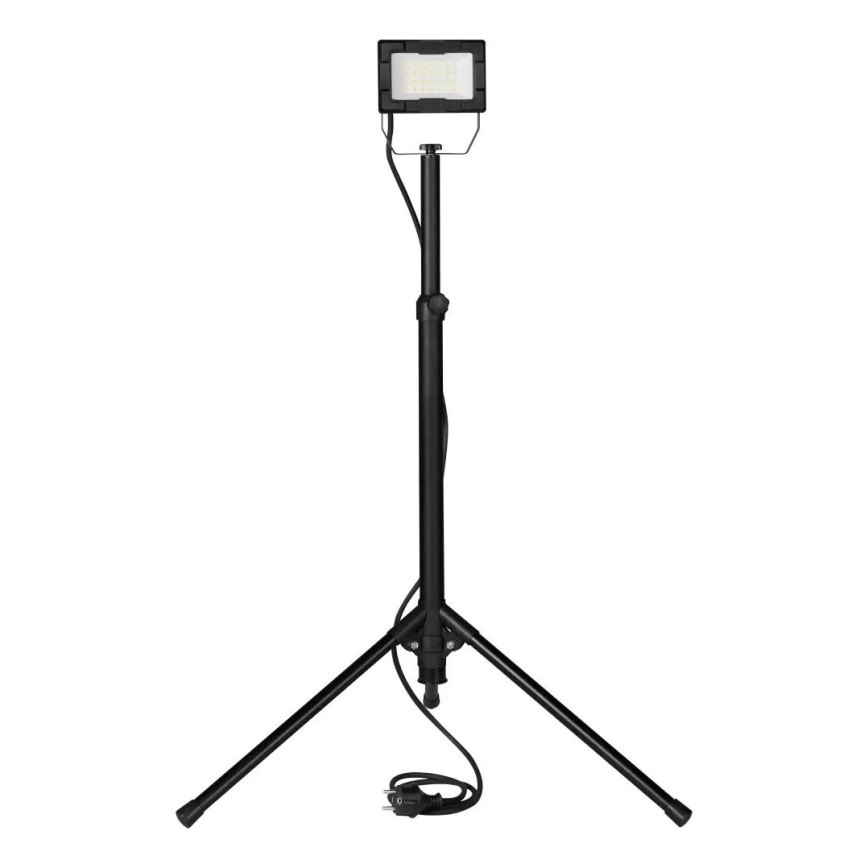 LED-Strahler mit Stativ LED/20W/230V 5000K IP65 schwarz