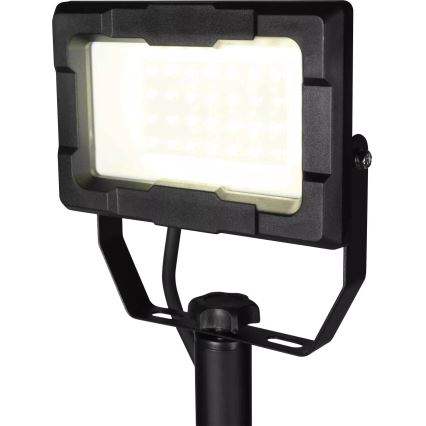LED-Strahler mit Stativ LED/20W/230V 5000K IP65 schwarz