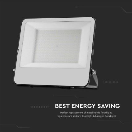 LED-Strahler SAMSUNG CHIP LED/200W/230V 6500K IP65 schwarz