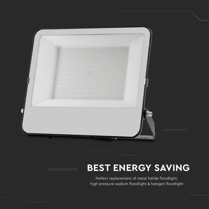 LED-Strahler SAMSUNG CHIP LED/200W/230V 6500K IP65 schwarz