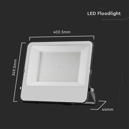 LED-Strahler SAMSUNG CHIP LED/200W/230V 6500K IP65 schwarz
