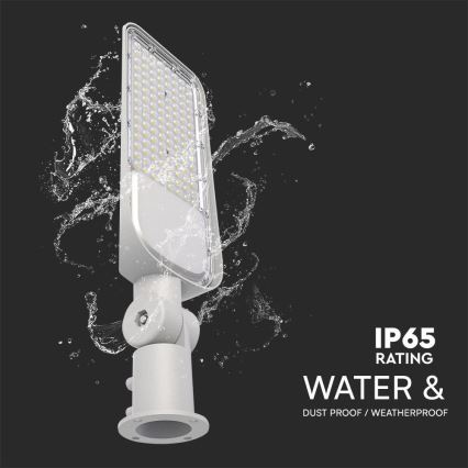LED Straßenlaterne mit Dämmerungssensor SAMSUNG CHIP LED/100W/230V 4000K IP65 grau