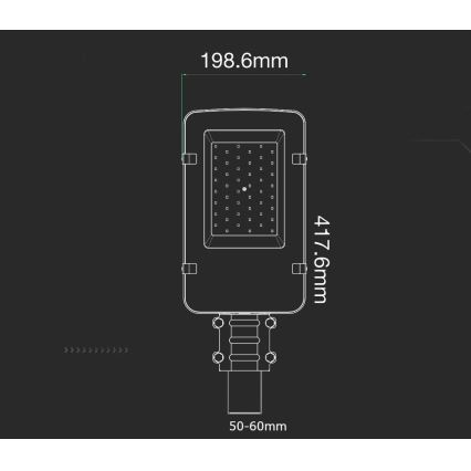 LED Straßenlampe SAMSUNG CHIP LED/30W/230V 4000K IP65