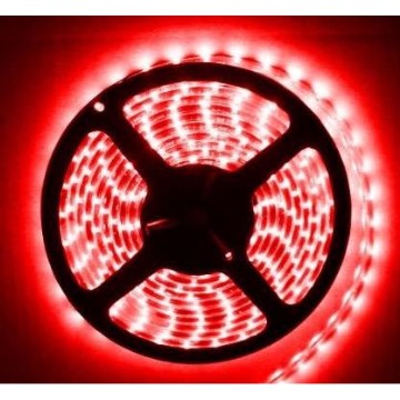 LED-Streifen für das Badezimmer LED/24W/12V 5 m IP65 rot