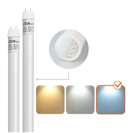 LED-Technische Leuchtstofflampe T8 2xG13/18W/230V 6500K IP65
