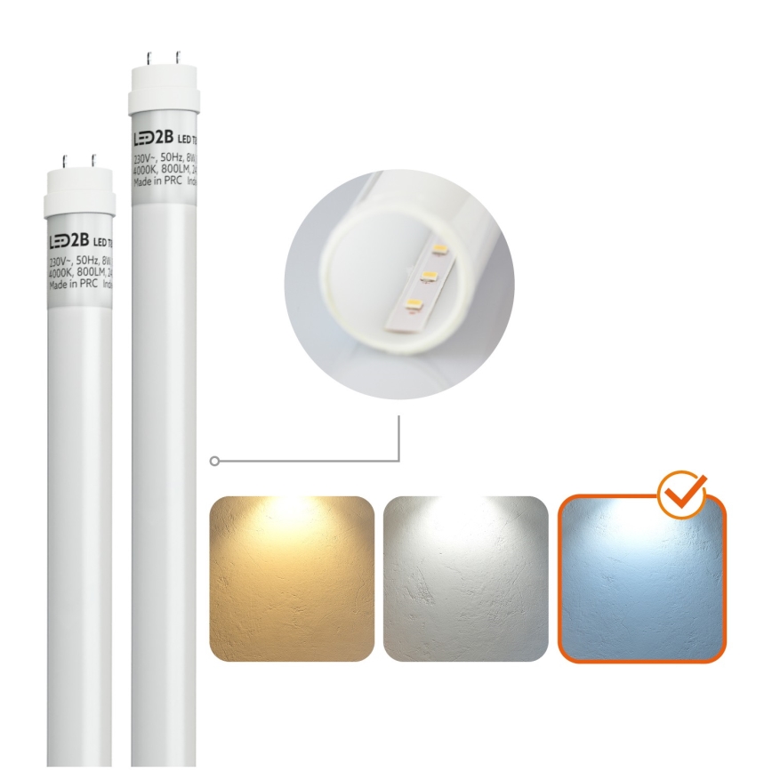 LED-Technische Leuchtstofflampe T8 2xG13/18W/230V 6500K IP65