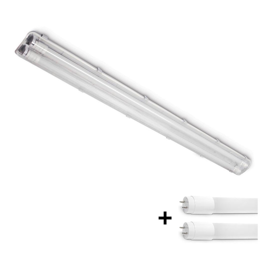 LED technische Leuchtstofflampe T8 2xG13/18W/230V 4000K IP65