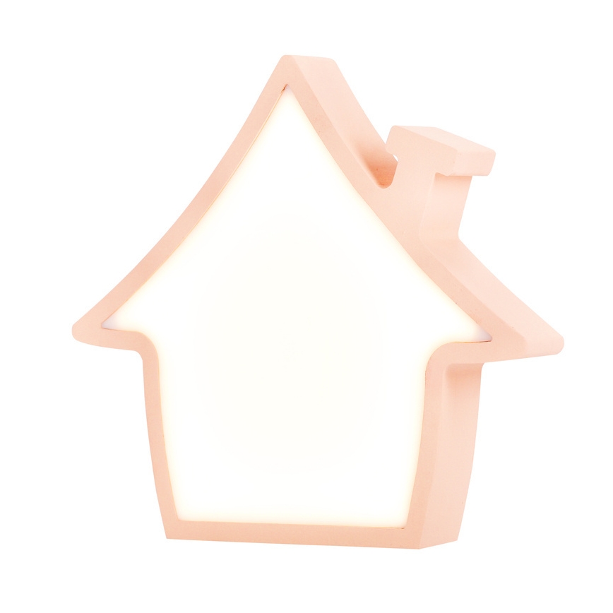 LED Tischlampe für Kinder HOUSE LED/10W/230V rosa