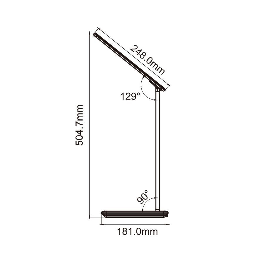 LED dimmbare Touch-Tischlampe mit kabelloser Ladefunktion JOY LED/6W/230V + USB weiß
