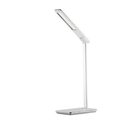 LED dimmbare Touch-Tischlampe mit kabelloser Ladefunktion JOY LED/6W/230V + USB weiß