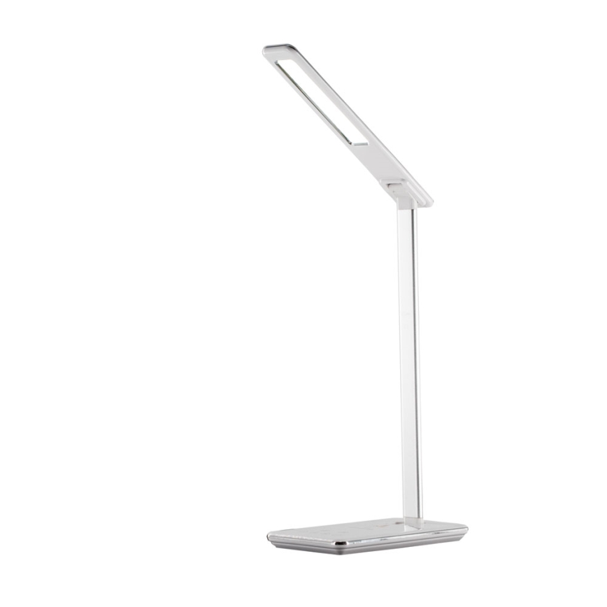 LED dimmbare Touch-Tischlampe mit kabelloser Ladefunktion JOY LED/6W/230V + USB weiß