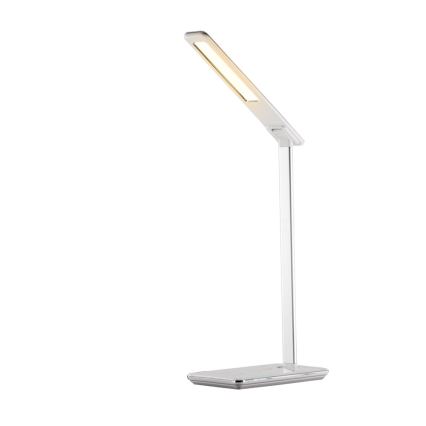 LED dimmbare Touch-Tischlampe mit kabelloser Ladefunktion JOY LED/6W/230V + USB weiß