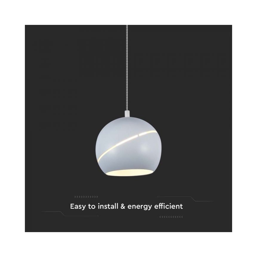 LED Touch-Hängeleuchte an Schnur LED/8,5W/230V 3000K weiß+