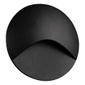 LED Treppenleuchte EXIN LED/2,5W/230V 3000K IP65 schwarz rund