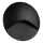 LED Treppenleuchte EXIN LED/2,5W/230V 3000K IP65 schwarz rund