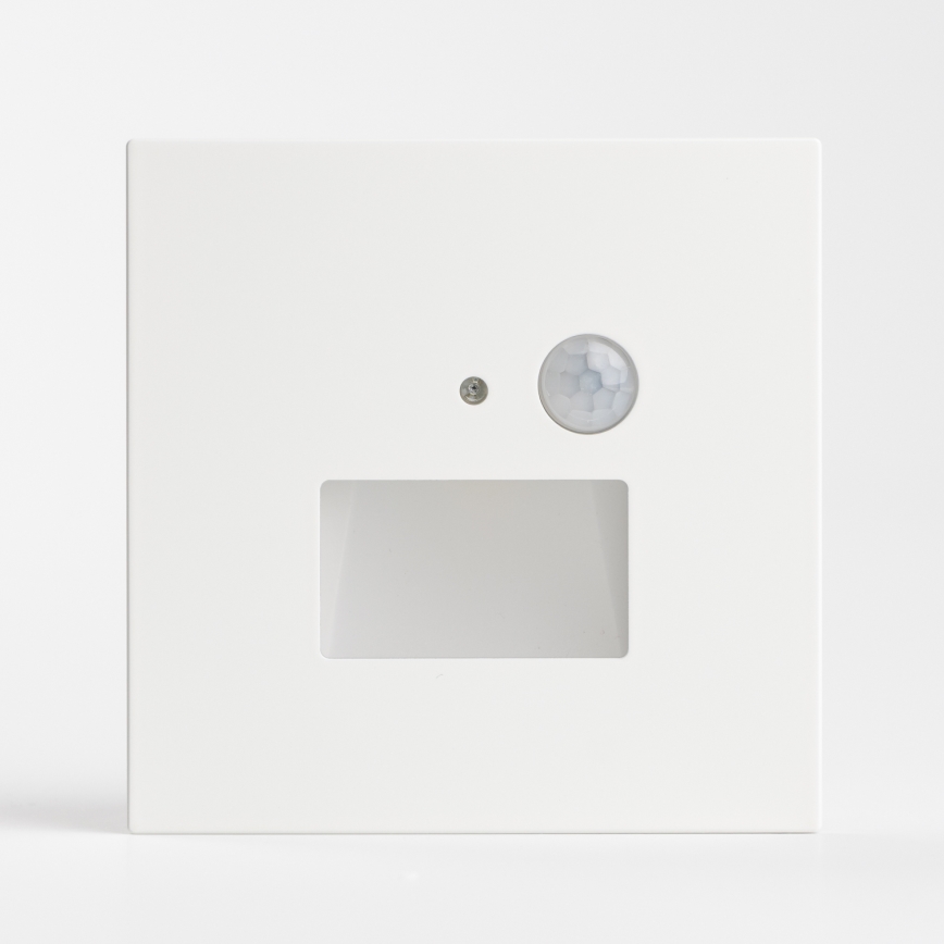 LED-Treppenleuchte mit Bewegungs- und Dämmerungssensor, LED, 1,5 W, 230 V, 3000/4000/6000 K, Weiß