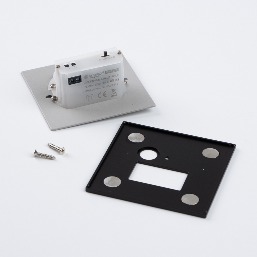 LED-Treppenleuchte mit Bewegungs- und Dämmerungssensor LED/1,5W/230V 3000/4000/6500K schwarz