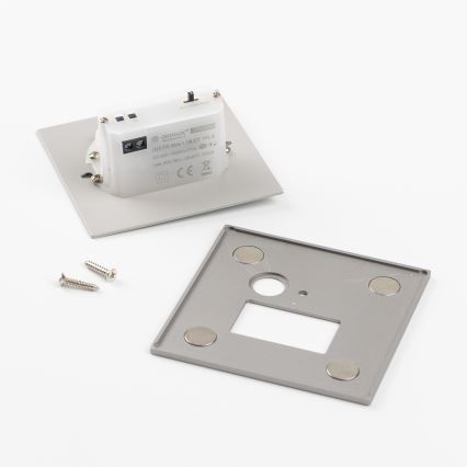 LED-Treppenleuchte mit Bewegungs- und Dämmerungssensor LED/1,5W/230V 3000/4000/6500K grau