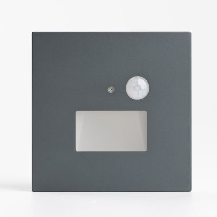 LED-Treppenleuchte mit Bewegungs- und Dämmerungssensor LED/1,5W/230V 3000/4000/6500K Anthrazit